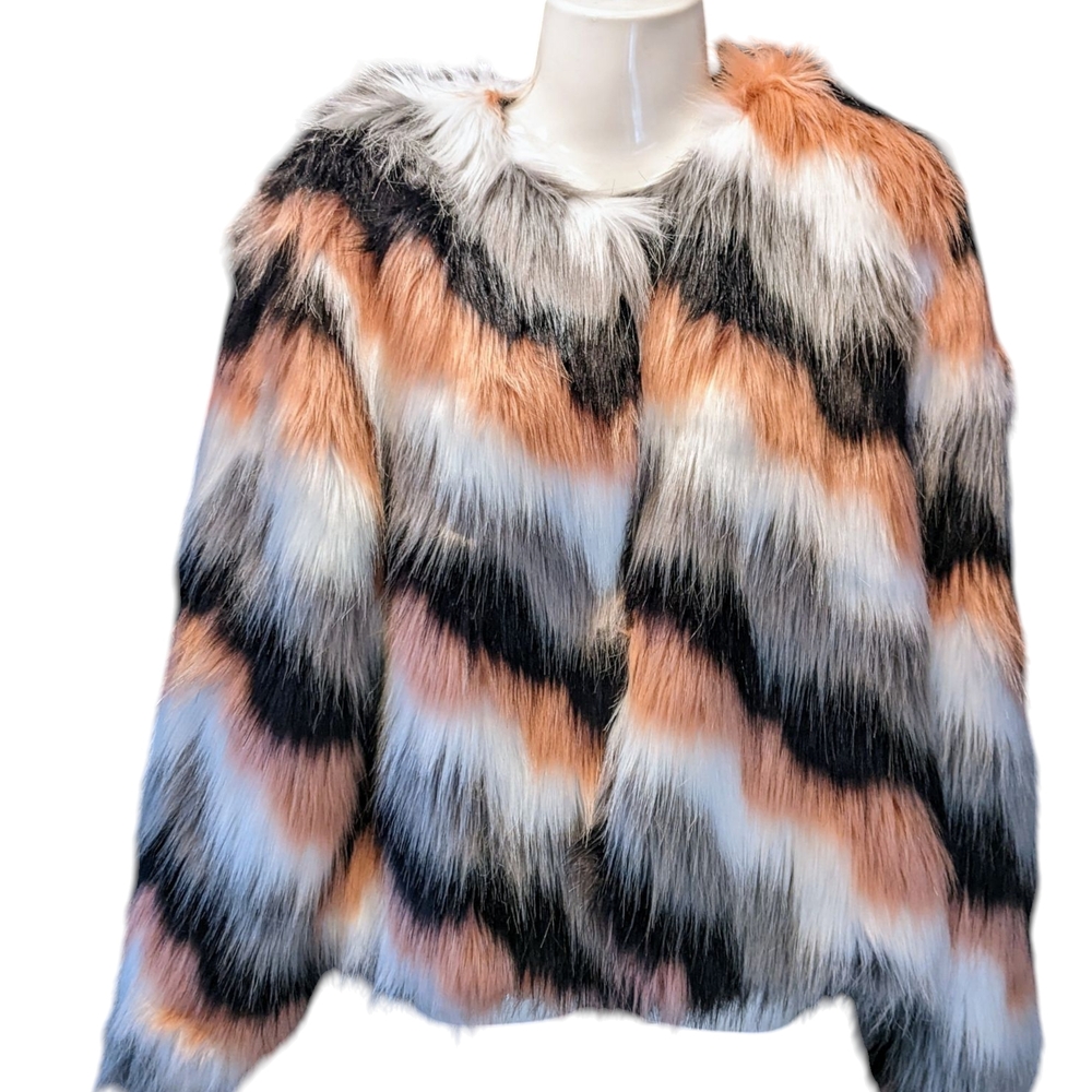 Tanlin Plush Faux Fur Jacket